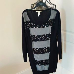FURY NWOT black/grey dress XL